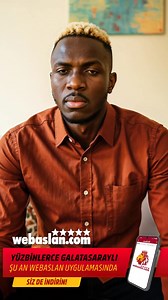 VICTOR OSIMHEN, GALATASARAY'DA🟡🔴 Galatasaraylılar Osimhen'e, Osimhen de Galatasaray'a kavuştu. | Webaslan