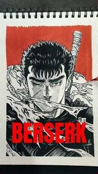 Some scars don’t bleed. They burn. ⚔️ #berserk #guts #animeedit #art # tutorial #pensketch #manga