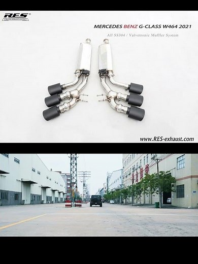 Mercedes G500/G350/G63/G550 G-Exhaust - LOUD Revs & Accelerations!