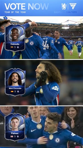 Our Team of the Year nominees are in 😮‍💨💙 Cast your vote now! 👉 https://x.ea.com/87809 | Chelsea Football Club