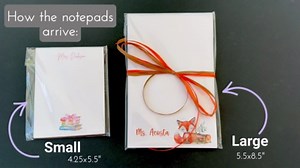 Personalized Photography Notepad Photographer Student, Custom Camera Notepad With Sunflower