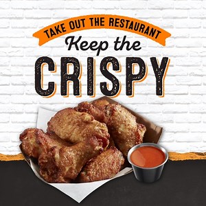 Take Out the Restaurant. Keep the Crispy. Our new Take Out Crispy Wings are perfectly crispy on the outside, yet oh so tender on the inside. Learn more: http://bit.ly/2MEI6Ui | Foster Farms