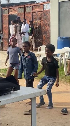 Children dancing competition at street carnival #shorts