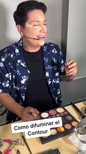 Como difuminar el contour #beauty #bellez #belleza #makeup #cosmeticos