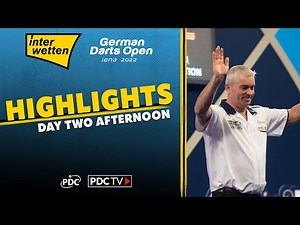 Day Two Afternoon Highlights | 2022 Interwetten German Darts Open
