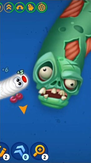 wormzone, gaming cacing, dapat cacing besar