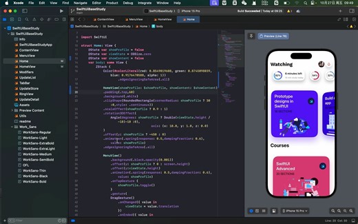 Swift UI实战学习part2-05 If Show View and Transition