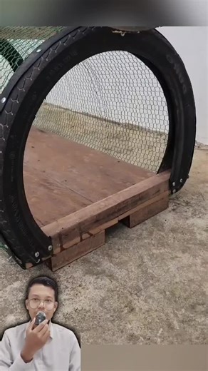 Ide Kreatif: Kandang Anak Ayam dari Ban Bekas