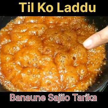 til ko Laddu banaune sajilo tarika 😋 #chaku #food #recipe