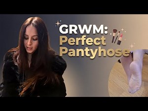 GRWM 💕 Dress, Nude Sheer Pantyhose & Leather Boots