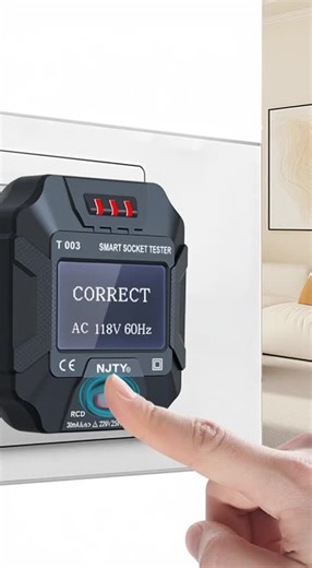 UK Socket Tester, Voltage Test Outlet Detector, Smart Voltage Display, UK Plug Ground Zero Line Plug Polarity Phase Check Digital AC Voltage Test Tool #safetylights #smarthome #multitool #hometechgadgets #smartgadgets #professionaltools #screwdriverbits #gadgetfindsuk #electricgadget #smartlifegadgets #SOCKETTEATOR #ELECTRICSAFTETY #WIRINGCORECT #ELECTRICTOOLS #TIKTOKSHOP #FYP #NJTY #T003