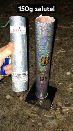 Master 8” titanium salute shell just for fun #fireworks #pyrotechnics #pyro