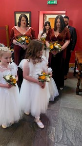 On Saturday magic was in the air as these adorable little Flower Girls carrying floral magic wands headed down the aisle so perfectly for Zoey and Andy’s wedding at @browsholmeweddings to the dulcet tones of @thesinarthur singing Beauty and the Beast #browsholmehallwedding #beautyandthebeast #flowergirls #floralmagicwands #lancashireweddingflorist #weddingfloristlancashire | Flower Design