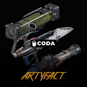 Concepts of rocket launchers , CODA Sci-Fi Art