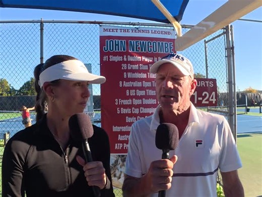 PART 2: Kelsey interviews Phil Hendrie the John Newcombe Tennis Academy’s Director. Look out for the podcast with Phil coming out soon!! #legend #team #family #support #dedication #passion #help #coaching #coach #sport #tennis #motivation #podcast #podcaster # | John Thompson | Facebook