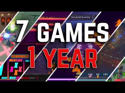 I made 7 games in 1 year and you can do it too