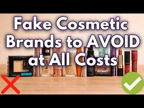12 Cosmetic Brands to AVOID at All Costs (And How to Spot Real Cosmetic)