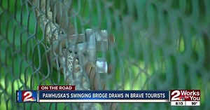Pawhuska's swinging bridge draws in tourists