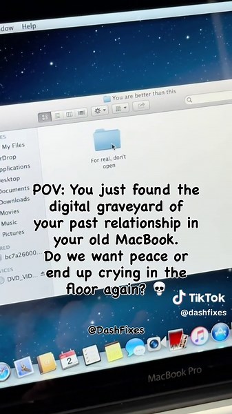 When you find that one folder 😟 #relatable #breakup #fyp