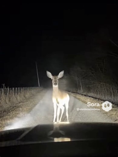 Deer shows how gangster he is. #deer #gangster #woods #neighborhood #fyp