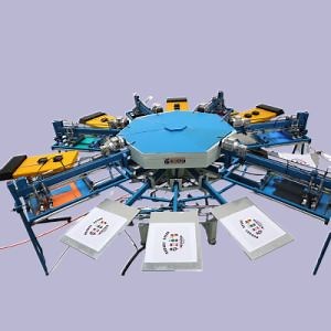 [Hot Item] China Hot-Selling Full Auto 8 Colors T Shirt Screen Printing Machine Silk Commercial Cheap 12 Colors Automatic Carousel T Shirt