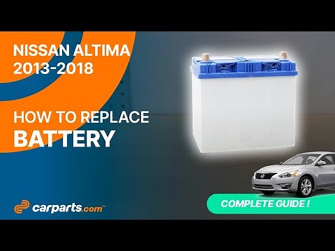 How to replace the Battery 2013-2018 Nissan Altima ⚡