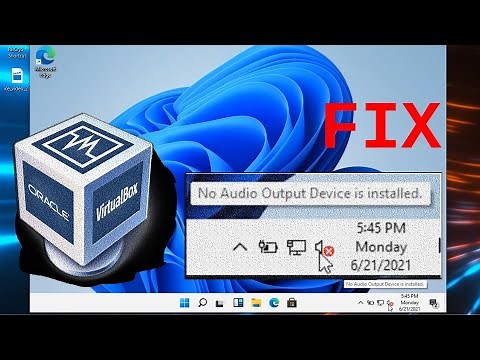 “No Audio Output Device Is Installed” VirtualBox (FIXED)