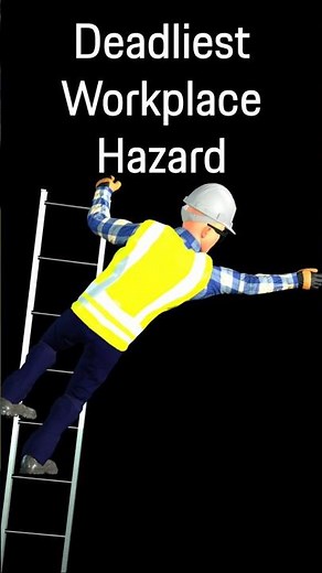 Deadliest Workplace Hazard — Recreated in 3D #workplacesafety #construction #safetyvideo