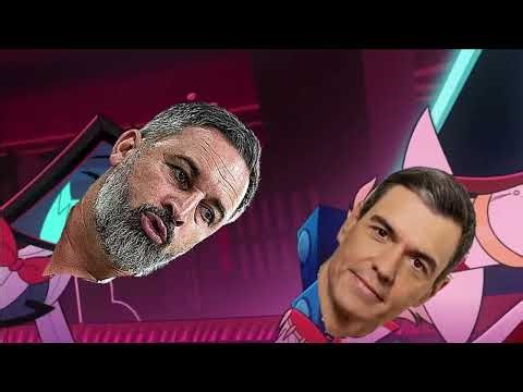 Vox Populi pero la cantan Sánchez y Abascal | Parodia IA | Hazbin Hotel