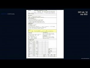 United Airlines Format Operational Flight Plan (OFP), Presentation and Q&A