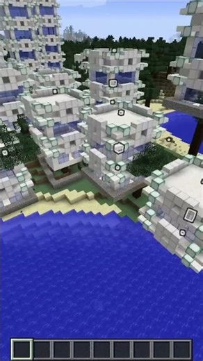 INSANE City with ONE COMMAND #minecraft #shorts