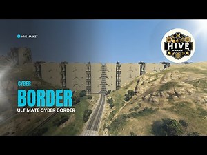 Hive Market | Futuristic Cyberpunk Border on FiveM - The Ultimate Mapping!
