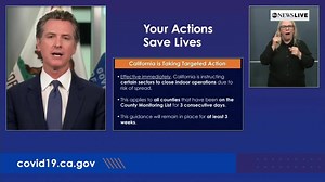 9.3K views · 205 reactions | As California sees a significant increase in its positivity rate, Gov. Newsom announces the state is requiring businesses to close indoor operations: restaurants, wineries, movie theaters, zoos, museums, family entertainment centers and card rooms. https://abcn.ws/2ZxYQRk | ABC News Live | Facebook