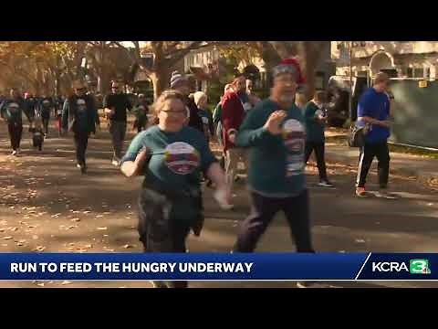 KCRA 3's Erin Heft is out at the Run to Feed the Hungry event.
