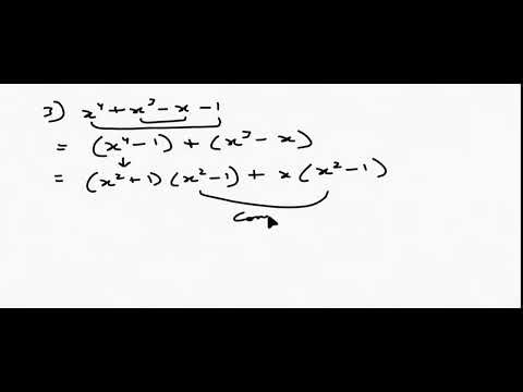 How to factorize polynomials ? Part 2
