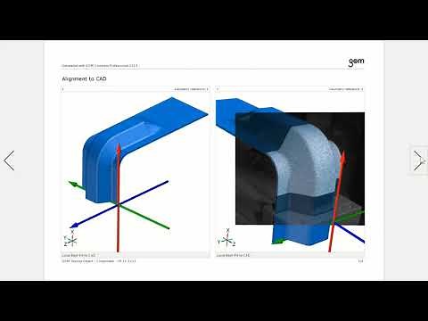 GOM Correlate Video Tutorial Chapter 6 (Reporting)