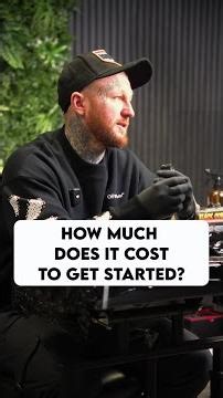 How much does it cost to get started #LearnTattooing #TattooTips #BeginnerTattooist #shorts