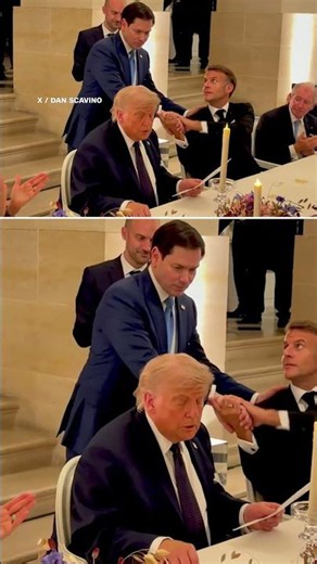 Trump signs US-Iran agreement during dinner at palace of Versailles