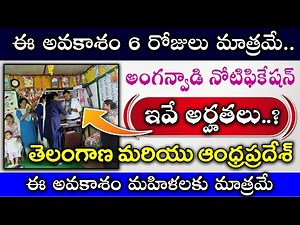 Telangana Anganwadi Jobs 2026 | అర్హతలు, కావాల్సిన సర్టిఫికెట్స్| #anganwadi​ #telangana​ #mudraloan