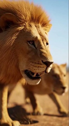 Lion Pride: How did this monkey transform?#shorts