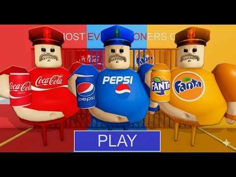 "I ESCAPED THE COCA COLA VS PEPSI PRISON! 🥤🏃‍♂️ (ROBLOX OBBY)"