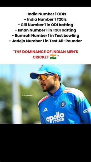 India's Complete Dominance in World Cricket! 🔥🏏