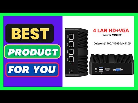 Fanless Mini PC 4 LAN Celeron