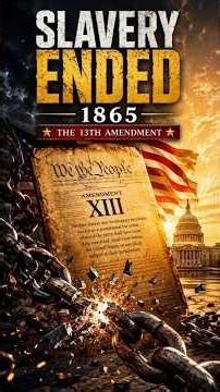 The Law That Changed America Forever 🇺🇸 | 13th Amendment (1865)