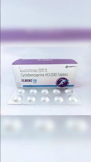 Aceclofenac & Cyclobenzaprine HCL Tablets Uses #aceclofenac&cyclobenzaprine #aceclofenac #medicine