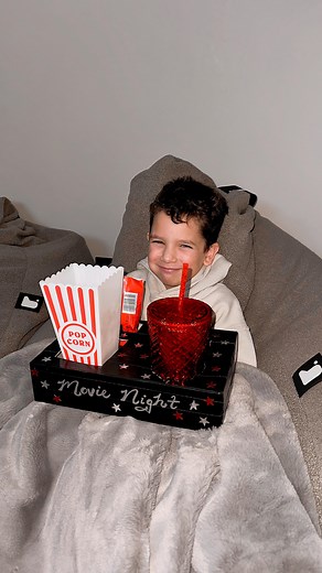 209K views · 434 reactions | Movie Night  Hope you’re all having a lovely weekend! Here’s an easy DIY movie night tray using an old cereal box and black tape ✨ #movienight #mumhack #momhack #diy #crafts | Emily Norris | Facebook