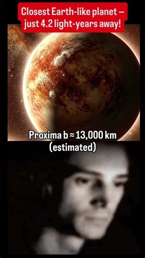 🌍 Earth vs Proxima b – Our Closest Earth-Like Planet! 🚀✨