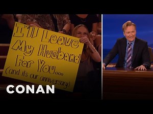 The Audience Lady With A Crush On Conan | CONAN on TBS