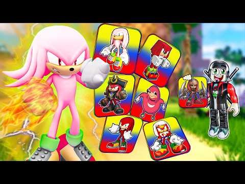 Becoming Every Version of Knuckles In Roblox!!