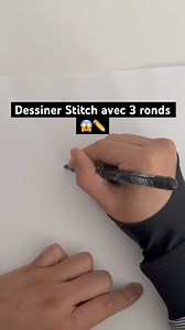 Tuto dessin Stitch facile ! #disney #dessiner | Tuto déssin